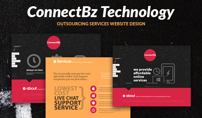 Outsourcing Services Website design